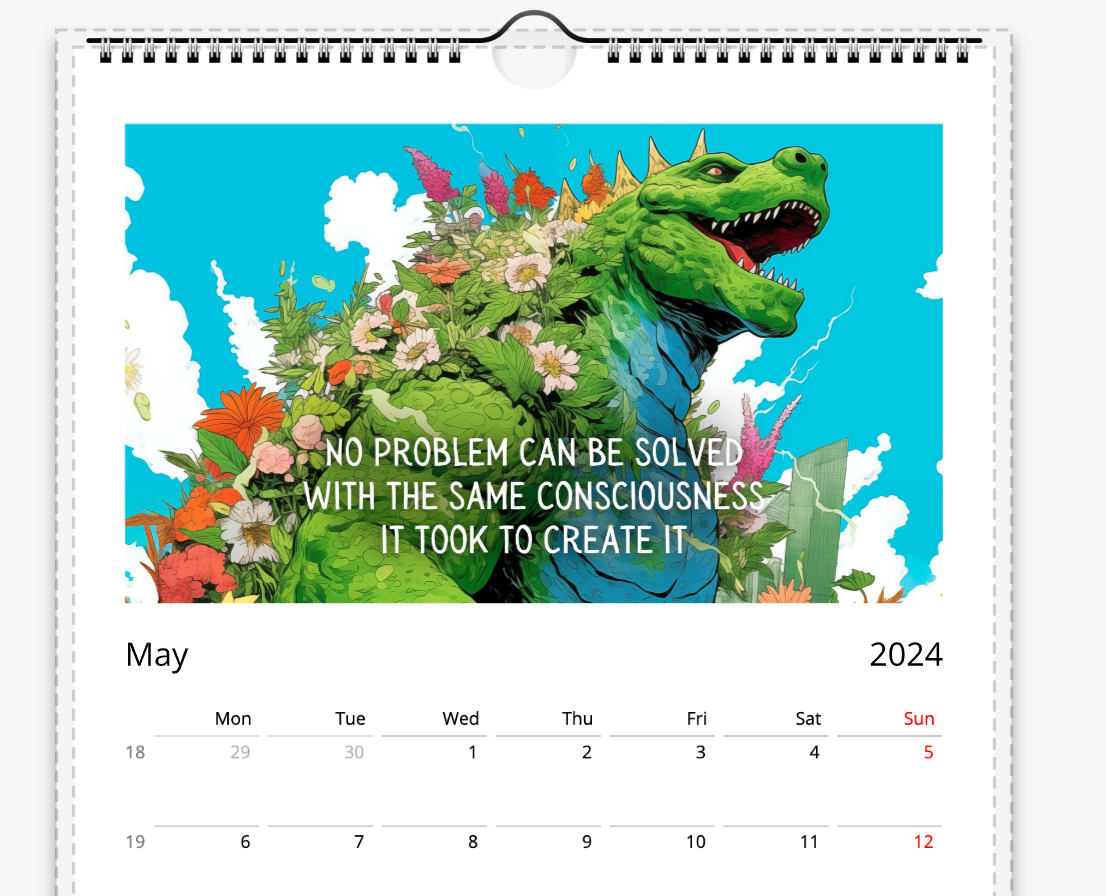 What If It's Actually Possible? Eco Futures Wall Calendar 2024 (US & CA)