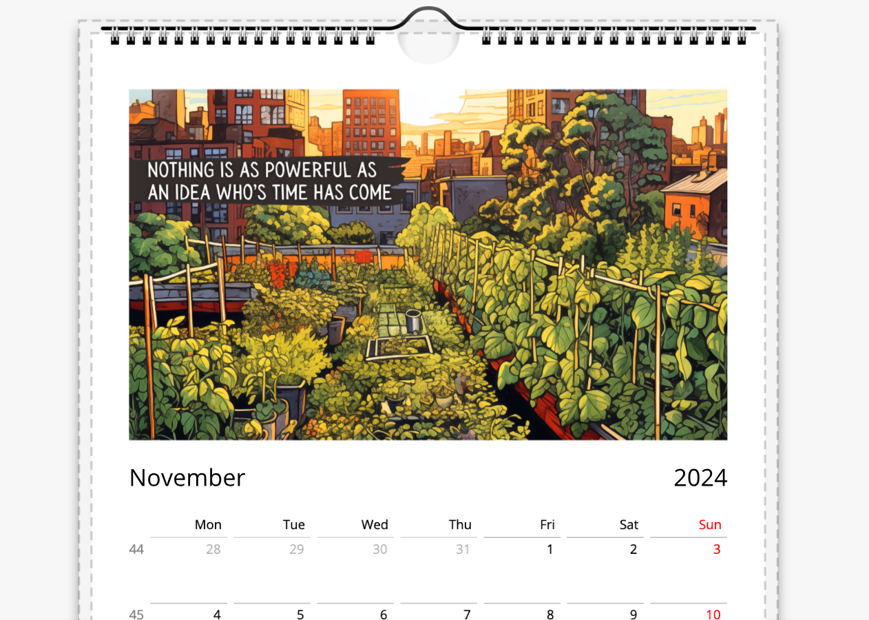 What If It's Actually Possible? Eco Futures Wall Calendar 2024 (US & CA)