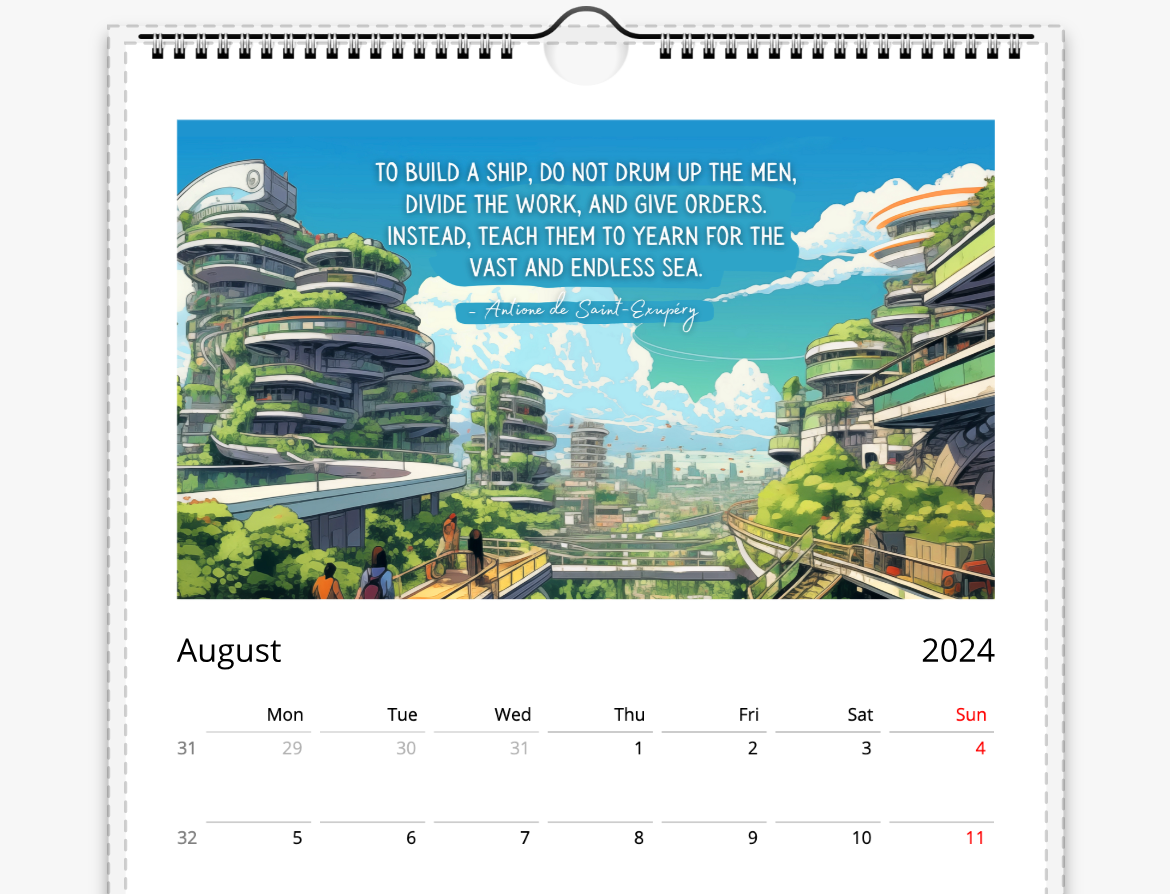 What If It's Actually Possible? Eco Futures Wall Calendar 2024 (US & CA)