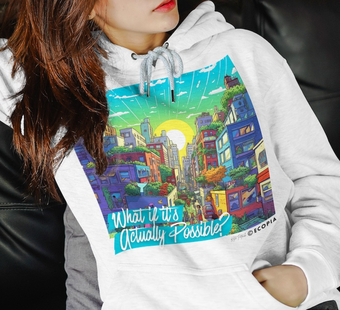What if It's Actually Possible? Classic Unisex Pullover Hoodie | White + Colors