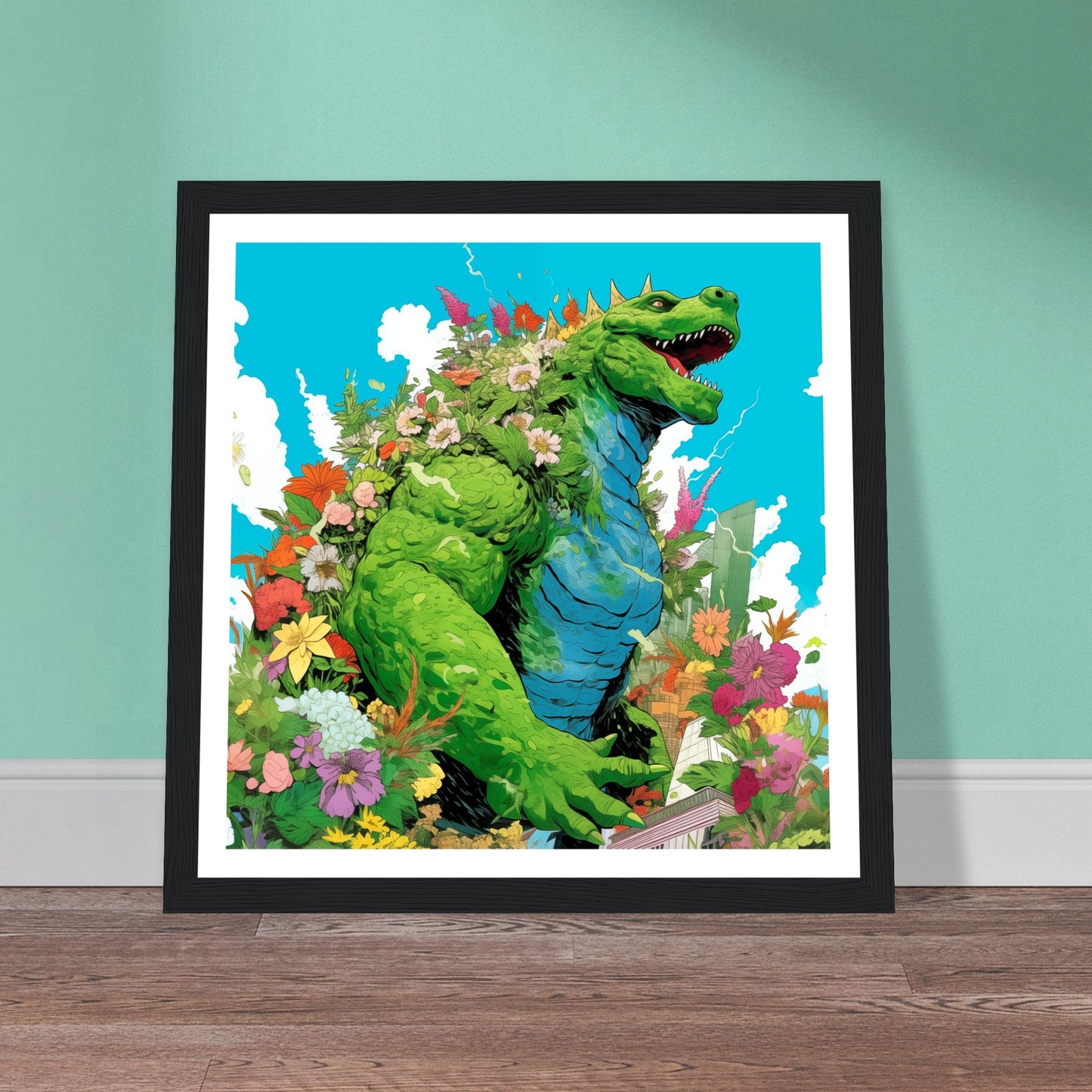 Greenzilla Premium Matte Wooden Framed Art Print