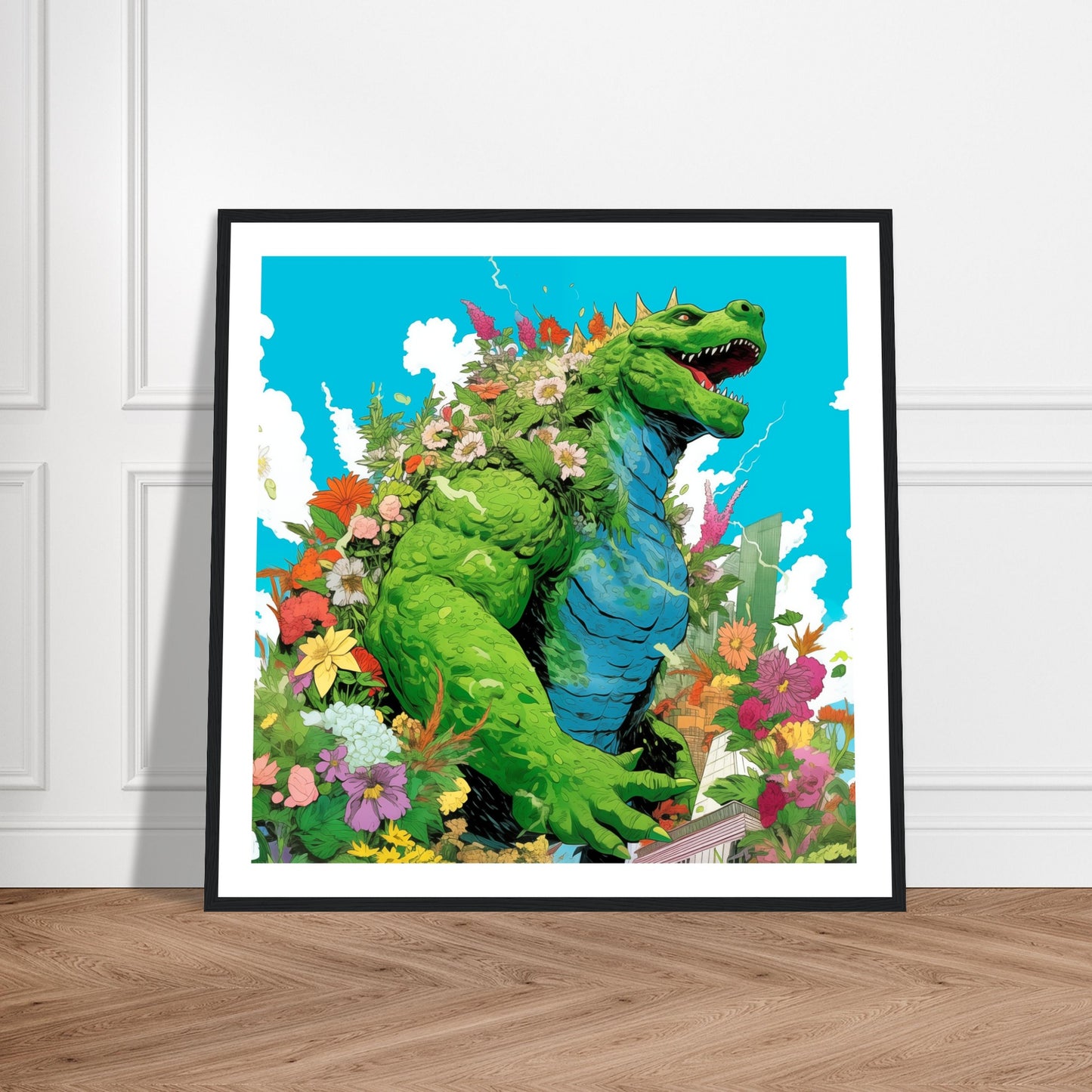 Greenzilla Premium Matte Wooden Framed Art Print