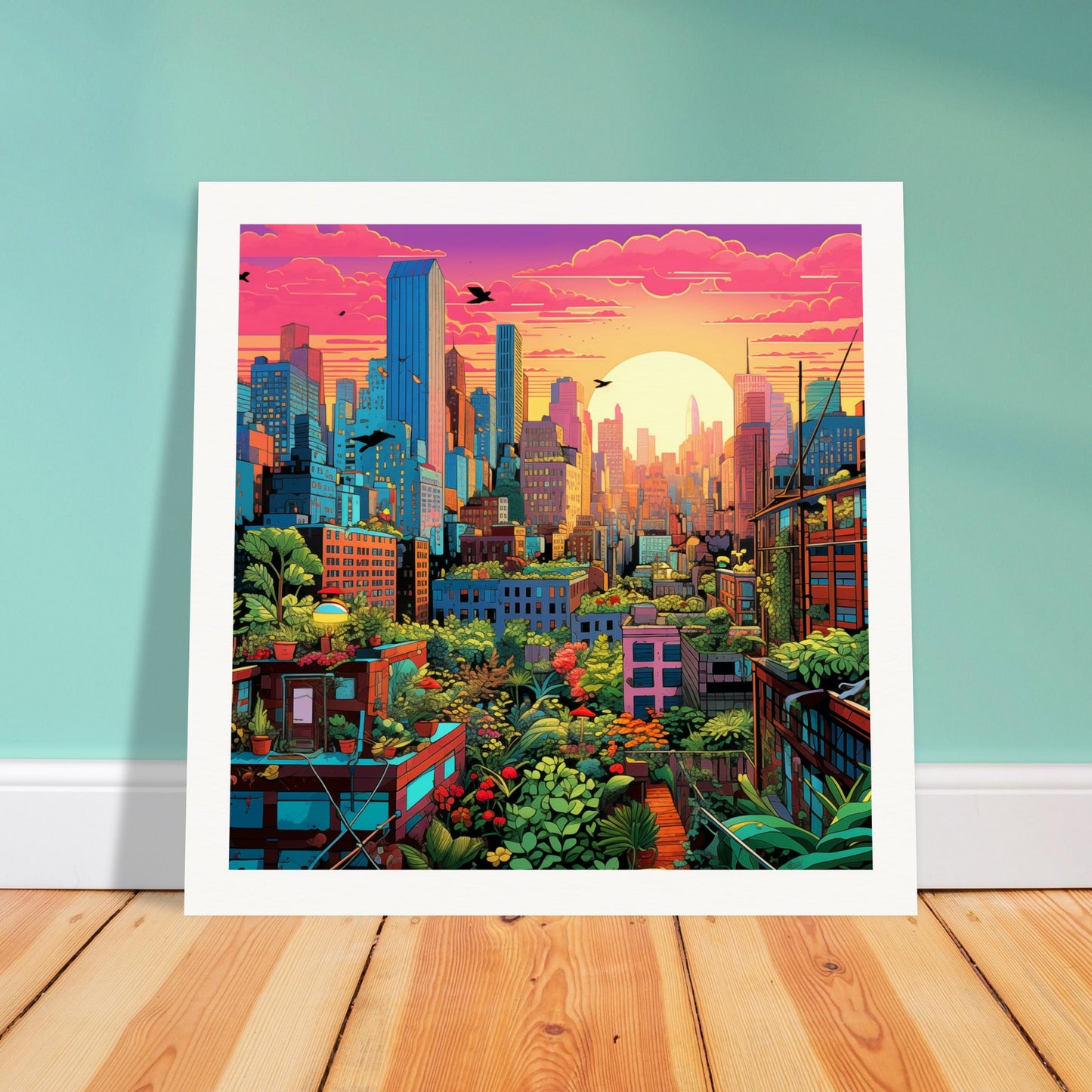 Permaculture City Museum-Quality Matte Art Print