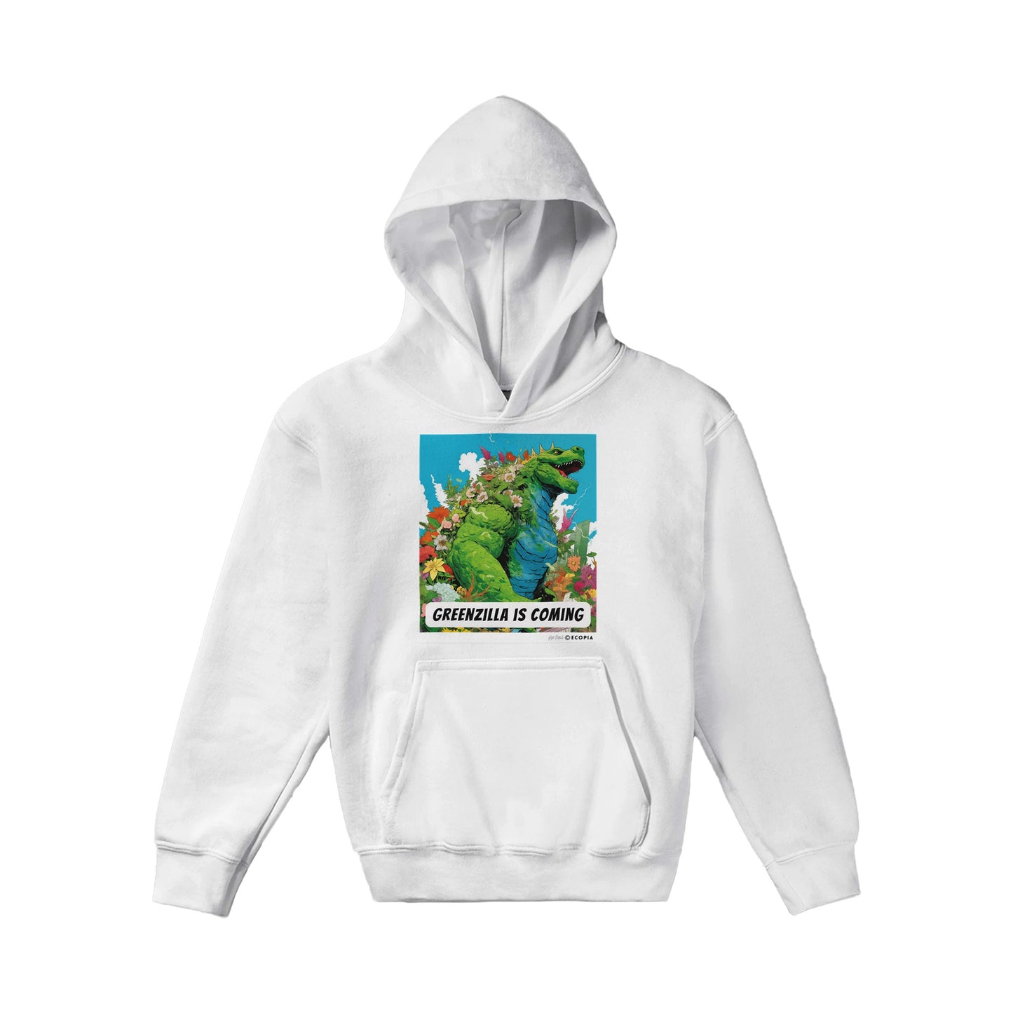 Greenzilla is Coming • Classic Kids Pullover Hoodie