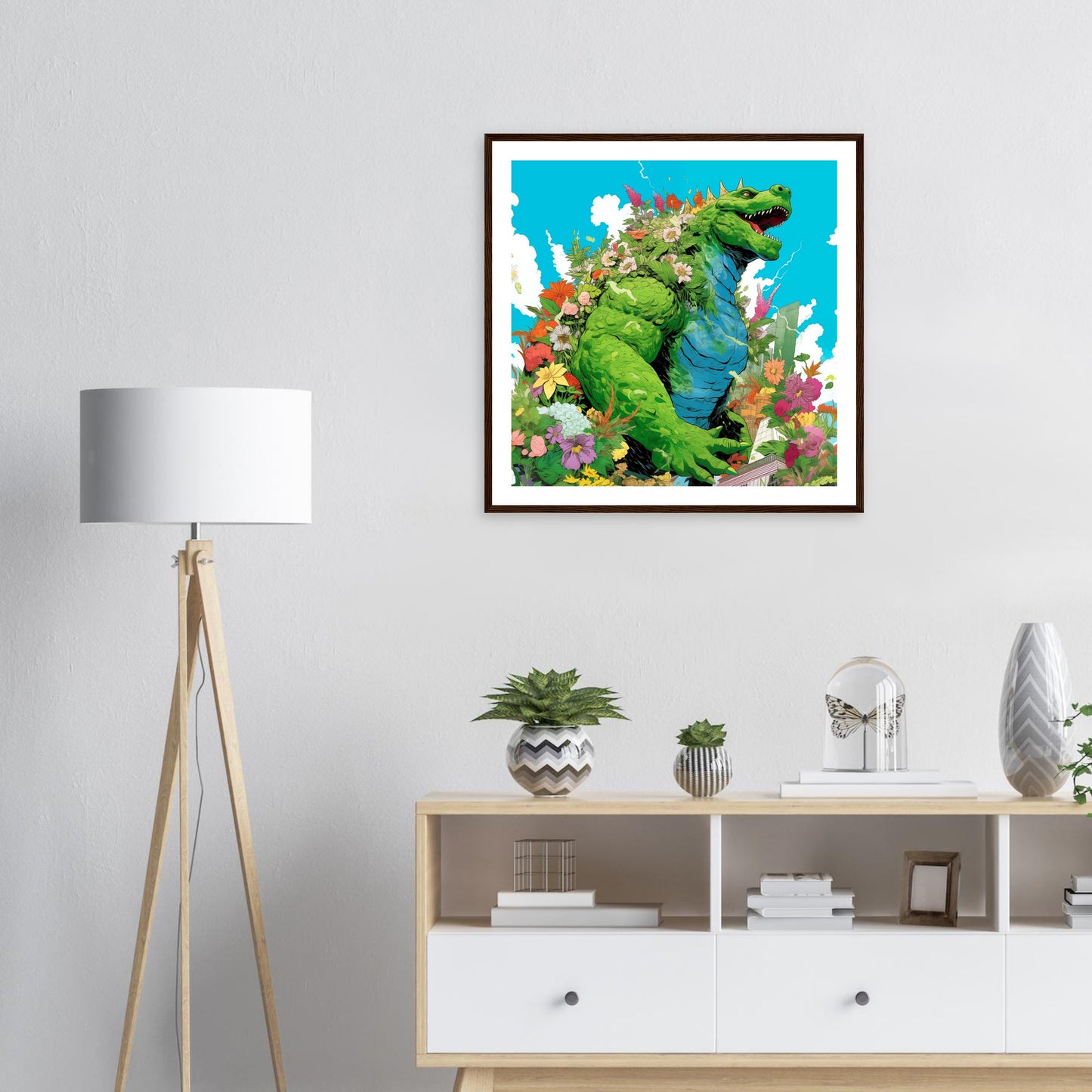 Greenzilla Premium Matte Wooden Framed Art Print