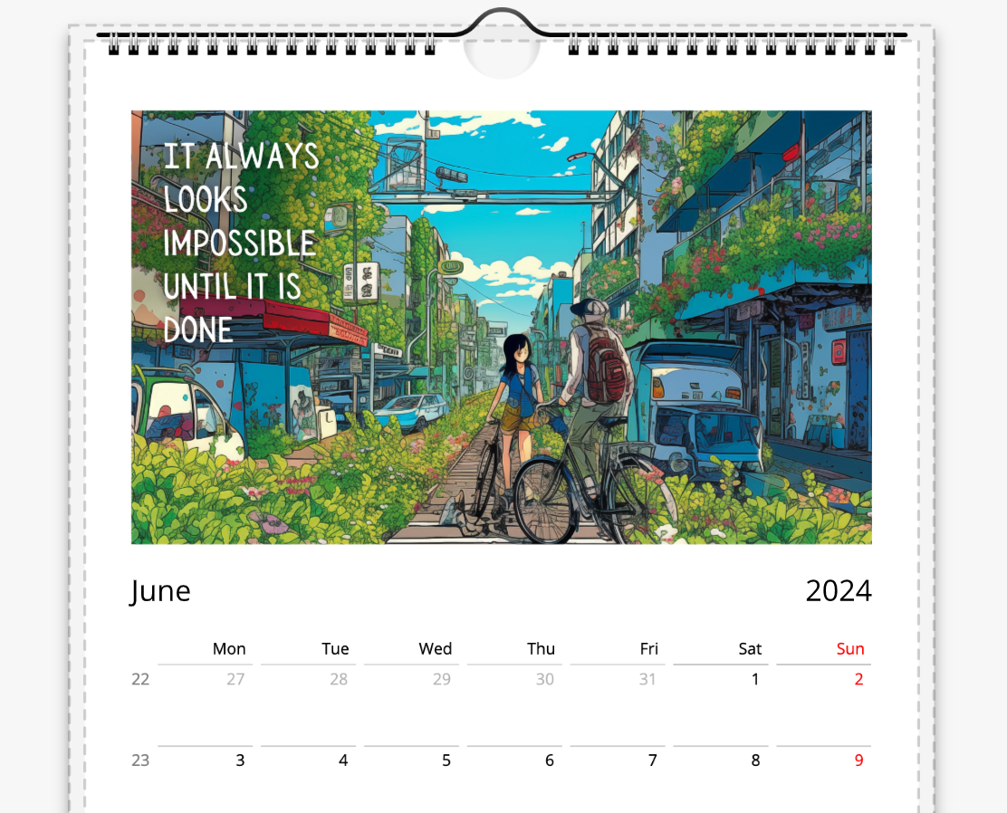 What if it's Actually Possible? Eco Futures Wall Calendar 2024 (Europe, Asia, Latin America, and Oceania)