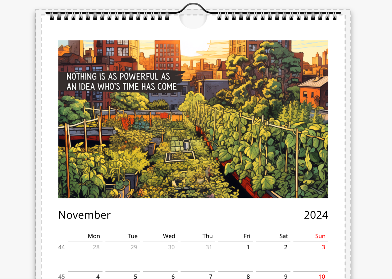 What if it's Actually Possible? Eco Futures Wall Calendar 2024 (Europe, Asia, Latin America, and Oceania)