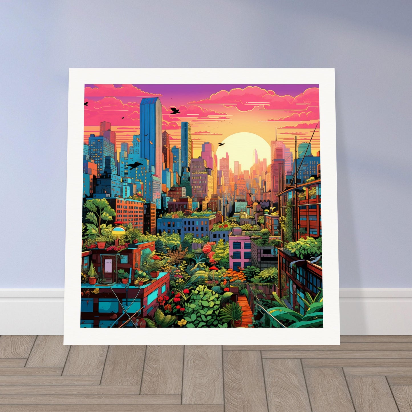 Permaculture City Museum-Quality Matte Art Print