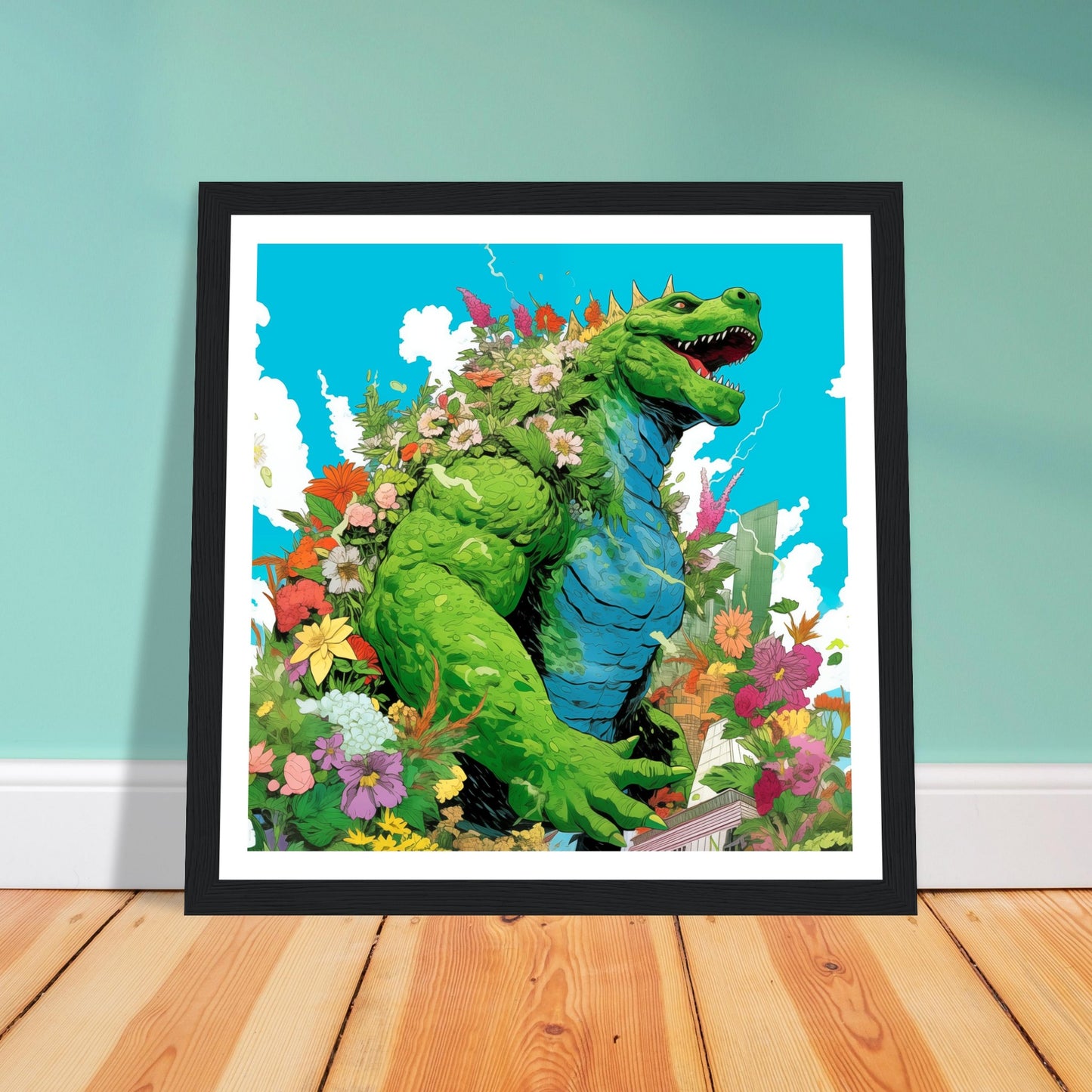 Greenzilla Premium Matte Wooden Framed Art Print